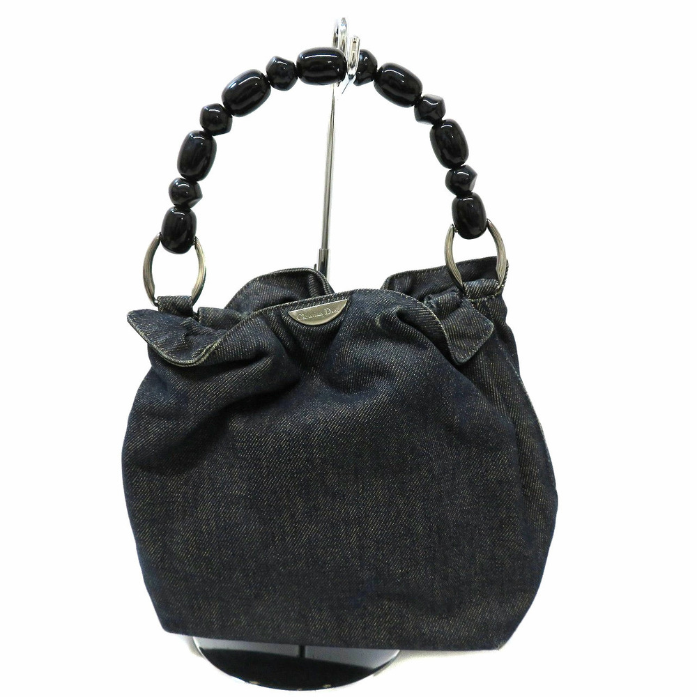 Dior Maris Pearl Denim Handbag